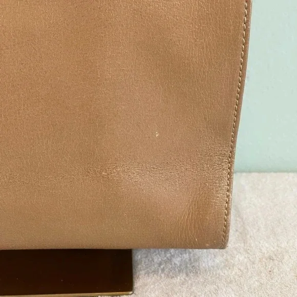 Vintage Luana Women's Brown Crossbody Leather Shoulder Tote Bag Made in Italy - Picture 9 of 16